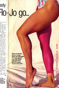 Image result for florence griffith joyner one leg suit picture