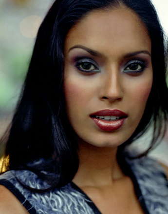 Indian model Ujjwala Raut in beauty photograph by Steve Landis