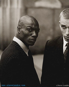 male model fashion photograph of wale and ben